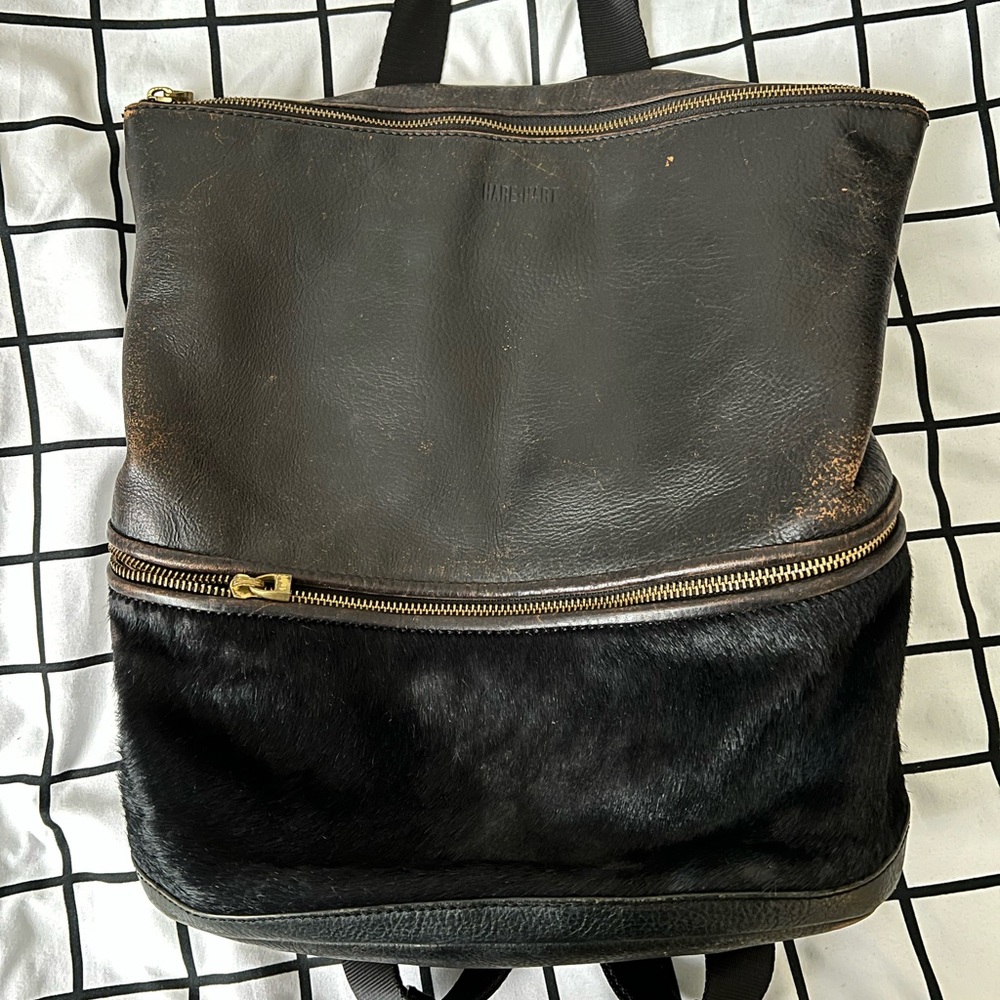 HALE + HART Nappa backpack in black. Pristine condition.